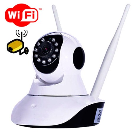 Cámara de Seguridad IP HD 720P / Wifi / Alarma / Sensor Movimiento